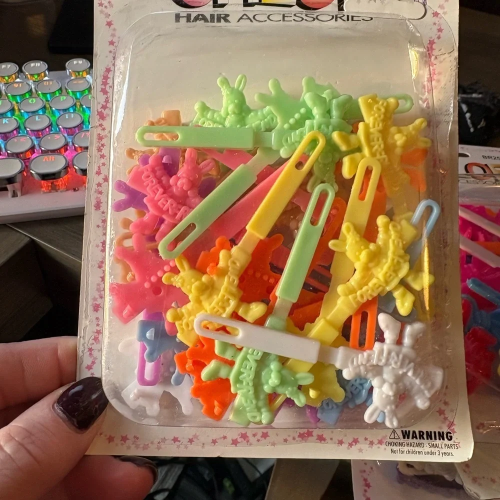 Chloe Colorful Kids Hair Clips Set